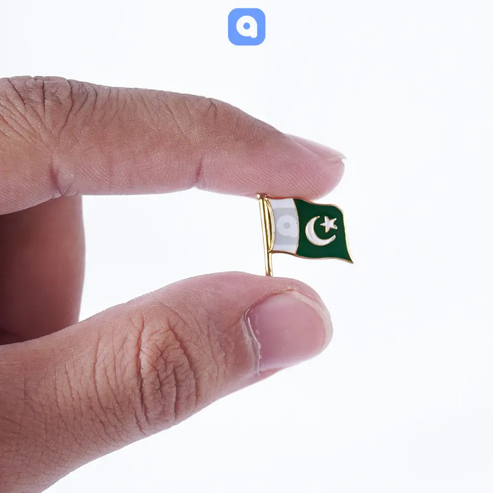Pack of 3- Premium Pakistan Day Badges - Image 3