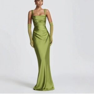 Calanthe Maxi Dress - Olive